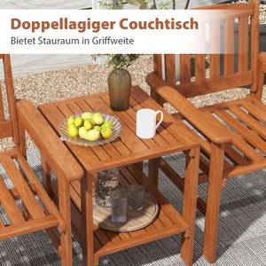 Sitzgruppe VH33980DE(3-teilig) Braun - Holzwerkstoff - Breite: 60 cm