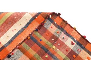 Teppich Jajim CCXII Orange - Textil - 118 x 1 x 206 cm