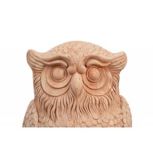 Statue Hibou - TUSCAN TERRACOTTA Marron - Céramique - Pierre - 30 x 58 x 34 cm