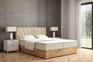 Boxspringbett LOLLY6 Beige - Breite: 149 cm - H3