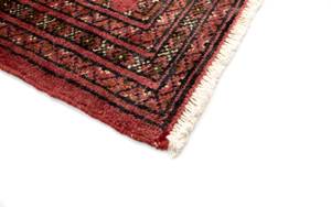 Turkaman - 130x60cm Rot - Naturfaser - 60 x 1 x 130 cm