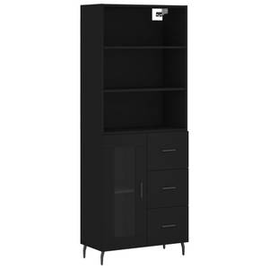 Highboard DE5438 Schwarz - Holzwerkstoff - 34 x 180 x 70 cm