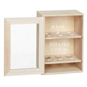 Holz Eierschrank Beige