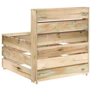 Garten-Lounge-Set Grün - Massivholz - Holzart/Dekor - 70 x 66 x 69 cm