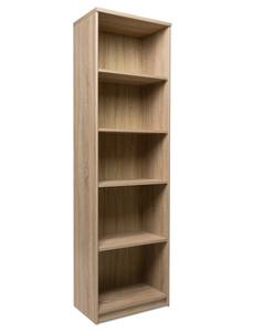 Bücherregal Koblenz 26 Braun - Holzwerkstoff - 55 x 188 x 35 cm