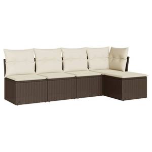 Gartensitzgruppe K6862(5-tlg) Braun - Massivholz - 69 x 62 x 62 cm