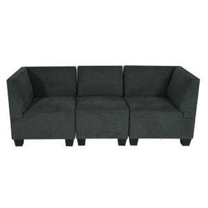 Modular 3-Sitzer Sofa Couch Moncalieri Anthrazit