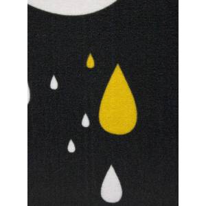 Tapis enfant RAINDROPS Noir - Matière plastique - 95 x 6 x 125 cm