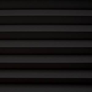 Plissee Klemmfix Blickdicht ohne Bohren Schwarz - 60 x 130 cm
