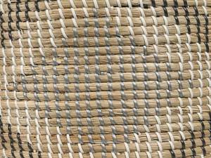 Corbeille CAMRANH Beige - Noir - Bleu - Gris - Blanc - Fibres naturelles - 40 x 65 x 40 cm