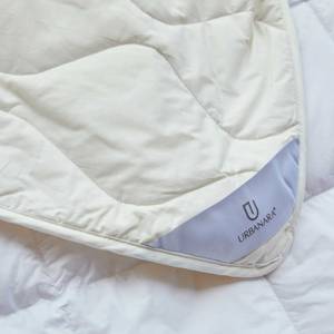 Sommerbettdecke Solkan Weiß - Textil - 200 x 1 x 200 cm