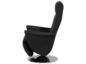 Fauteuil de relaxation PRIME Noir - Argenté