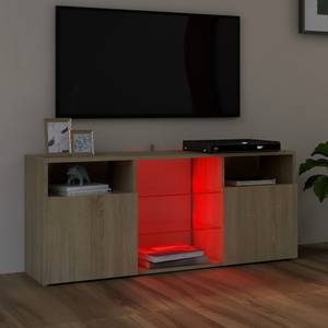 TV-Schrank mit LED-Leuchten D711 Eiche Sonoma Dekor