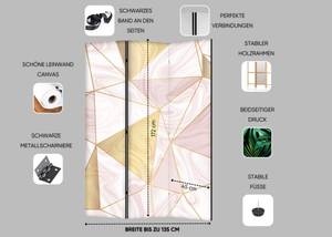 PARAVENT Weltraum 3-TLG. Breite: 135 cm