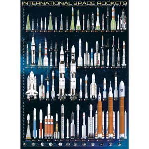 Puzzle Internationale Weltraumraketen Papier - 26 x 6 x 36 cm