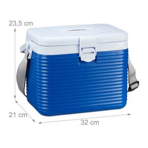 Kühlbox klein 8 Liter Blau - Weiß - Kunststoff - 31 x 34 x 21 cm