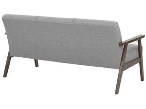 3-Sitzer Sofa ASNES Grau - Hellgrau - Eiche Dunkel