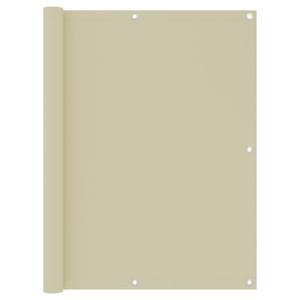 Écran de balcon 3016497-5 Blanc crème - Largeur : 120 cm