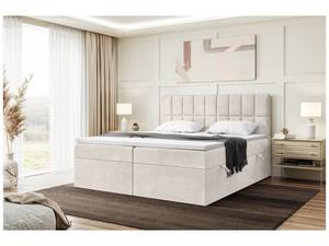 Boxspringbett Lukas Beige - 140 x 214 cm - H3