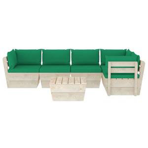 Garten-Lounge-Set (6-teilig) 3016490-14 Grün