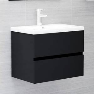 Meuble lavabo avec bassin 3007833-1 Noir