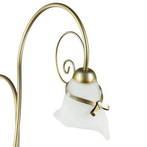 Lampadaire KOKARDA Doré - Blanc - Verre - Métal - 44 x 169 x 44 cm