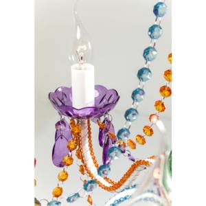 Lustre Starlight multicolore Plexiglas / Acier - 6 ampoules - Multicolore