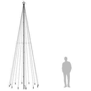 Weihnachtsbaum mit Erdspieß 3018040 Cremeweiß - 160 x 500 x 160 cm