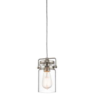 Brinley Lampe lanterne suspendue Gris - Métal - 13 x 20 x 13 cm