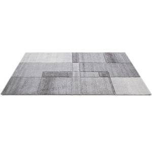 Tapis de salon moderne et design KUBIK Gris - 200 x 300 cm