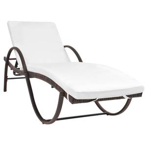 Chaise longue Marron - Métal - 65 x 56 x 193 cm