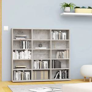 CD-Schrank 3002090 Grau - Steingrau - 23 x 89 cm