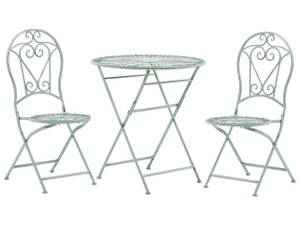 Bistro Set TRENTO 3-tlg Grün - Metall - 70 x 95 x 70 cm