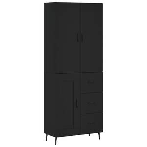 Highboard DE4834 Schwarz - Holzwerkstoff - 34 x 180 x 70 cm