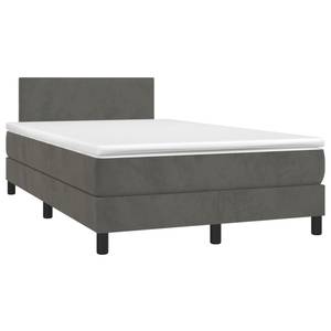 Boxspringbett 3017268-2 Dunkelgrau - 120 x 203 cm