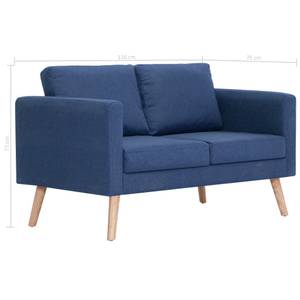 Sofa 3002824-1 Blau - Breite: 116 cm