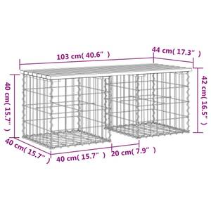 Banc de jardin 3030973-3 44 x 103 cm