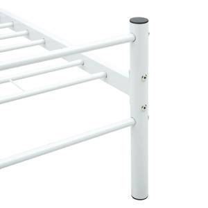 Cadre de lit 299822 Blanc - Largeur : 107 cm