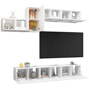 TV-Schrank 7er Set D170 Cremeweiß