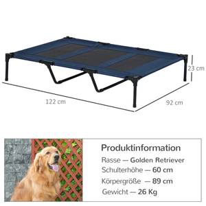 Hundebett D04-069DB Blau