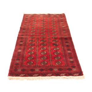 Turkaman - 196x83cm Rot - Naturfaser - 83 x 1 x 196 cm