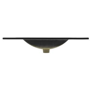 Waschbecken CAMPAGNOLE Schwarz - Keramik - 81 x 18 x 47 cm