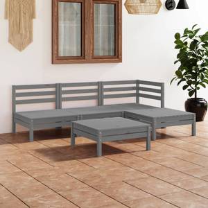 Mobilier de jardin (lot de 5) 3010501 Gris