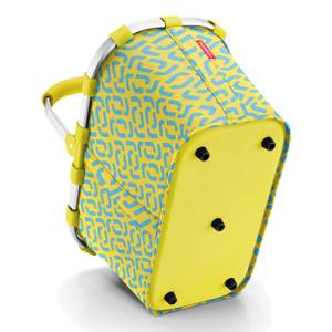 Einkaufskorb carrybag Signature Lemon Gelb - Kunststoff - 48 x 29 x 28 cm