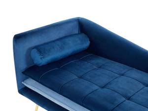 Chaiselongue GONESSE Blau - Gold - Marineblau