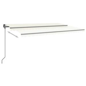 Auvent rétractable 3006679-1 Crème - Profondeur : 500 cm