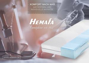 Hemafa Komfortschaummatratze GELSTYL1900 Weiß - Textil - 140 x 19 x 200 cm