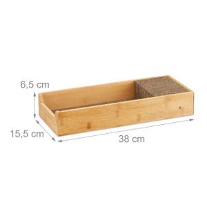 Range-couverts en bambou Profondeur : 16 cm