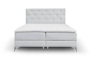 Boxspringbett Lilotte Hellgrau - Breite: 140 cm