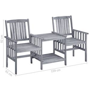 Salon de jardin (lot de 3) 3008897 Anthracite